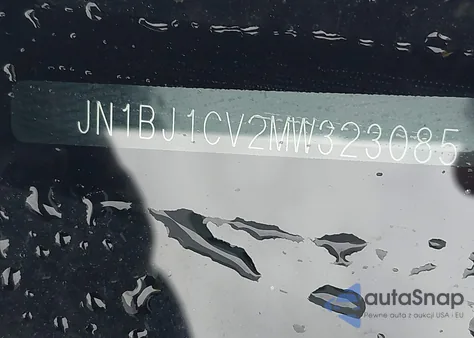 2021 Nissan Rogue Sport Sl Fwd Xtronic Cvt from USA, damaged, VIN JN1BJ1CV2MW323085